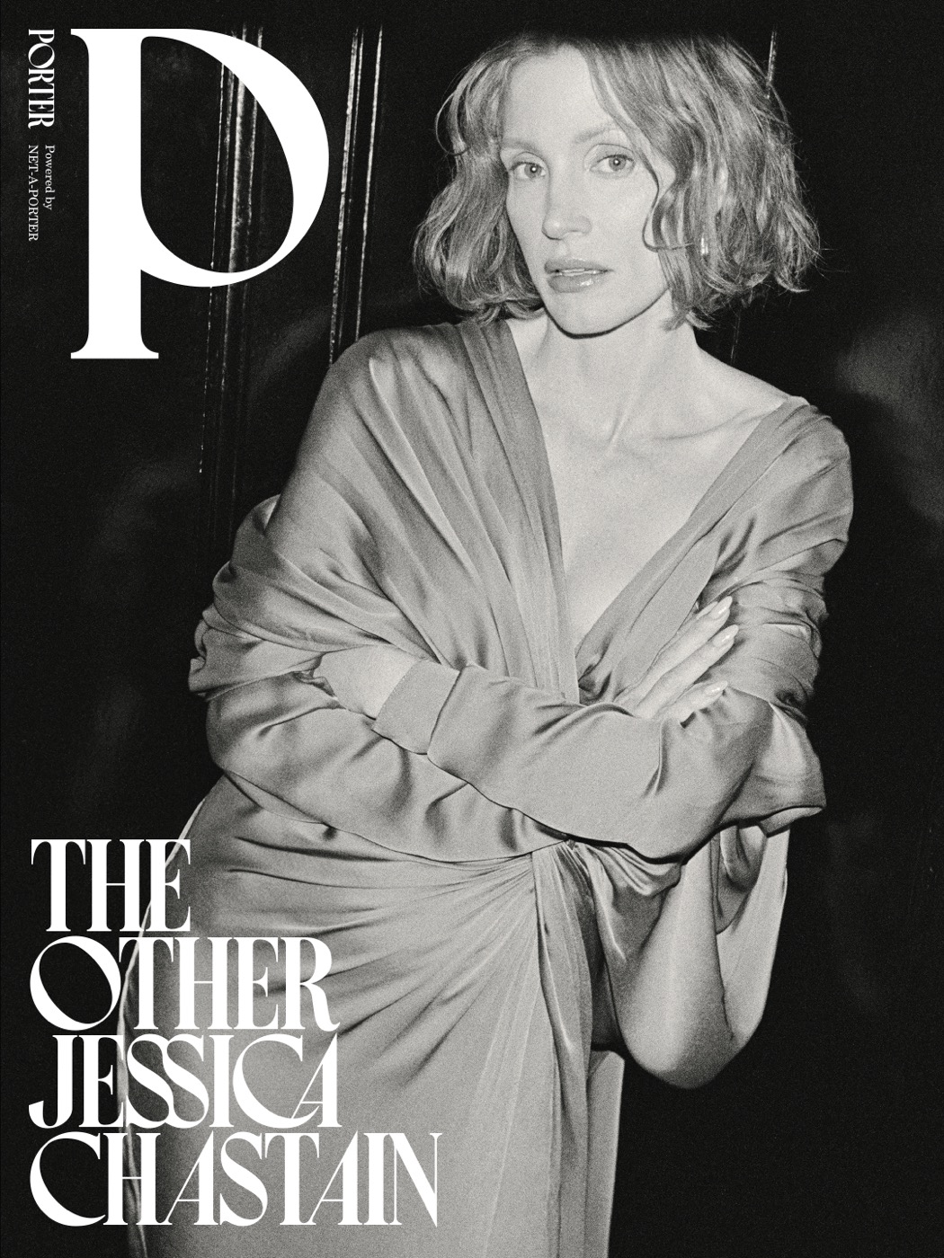 PORTER — October Cover x Jessica Chastain